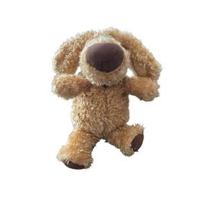 Sandra Boynton Brown Puppy Dog Train Engineer Kohls Plush Stuffed Animal Toy 12"